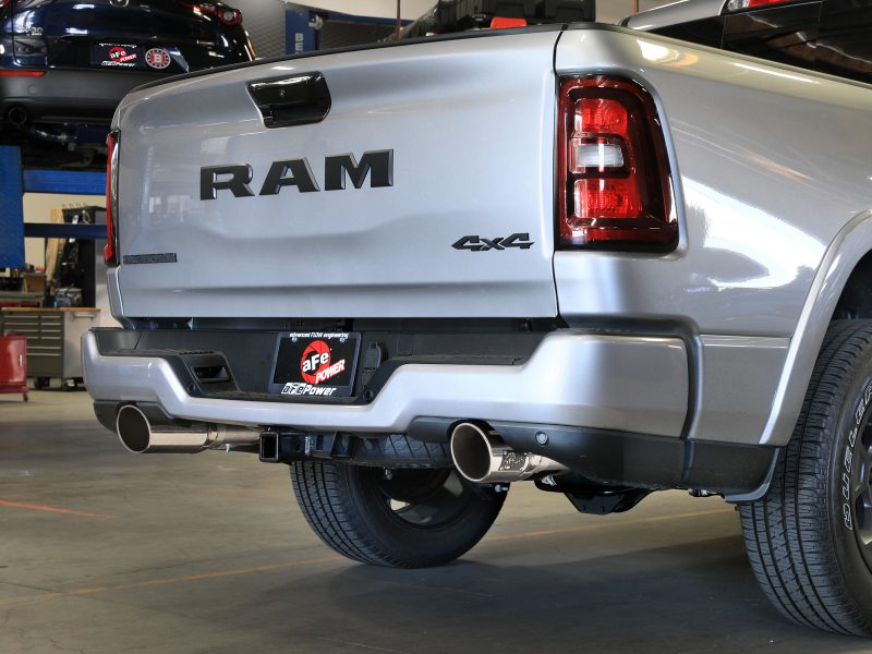 aFe Vulcan Series Cat-Back Exhaust System RAM 1500 2025 V6-3.0L (tt)- Polished Tips - Image 4
