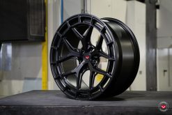 Vossen LC3-01 - 22x12 - ET30 - 5x112 - 66.56 - SB - Satin Black - OEM Cap - 24+ AMG GT Coupe - Rear