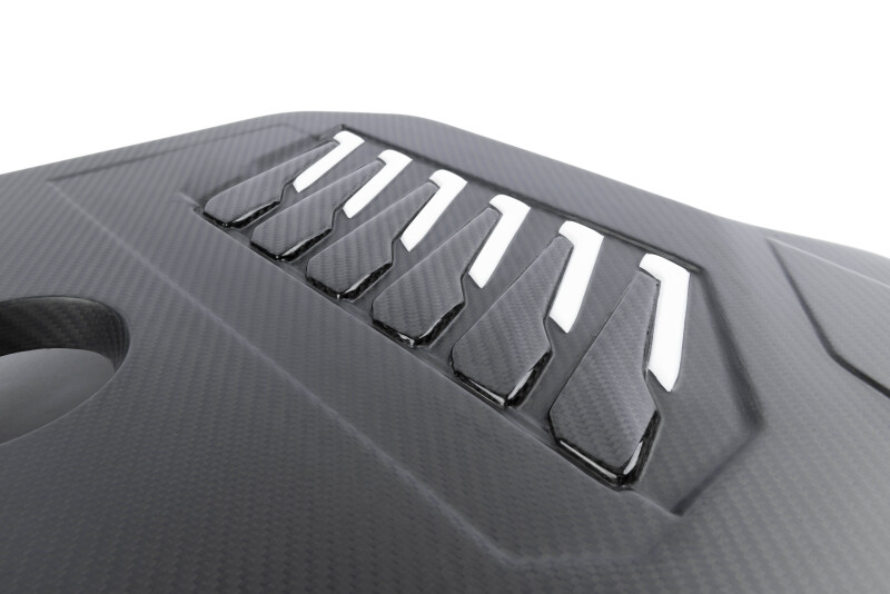Dinan 19-26 BMW B58D (G01/G02/G20/G22/G23/G26/G42) Matte Carbon Fiber Engine Cover w/Gloss Accents - Image 9