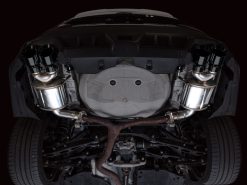 AWE Tuning 22-25 Subaru VB WRX Touring Edition Axle-Back Exhaust - Diamond Black Tips - Image 11