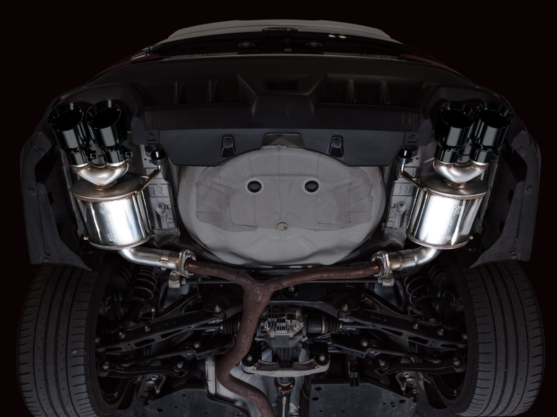 AWE Tuning 22-25 Subaru VB WRX Touring Edition Axle-Back Exhaust - Diamond Black Tips - Image 11