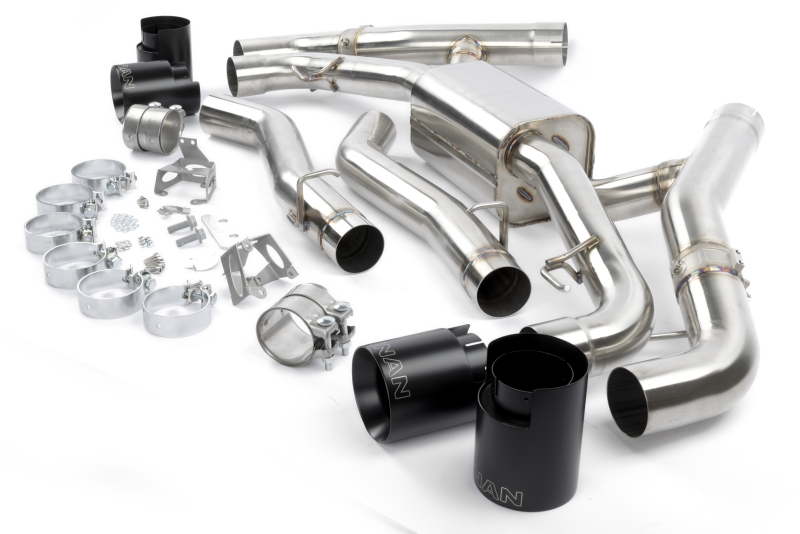Dinan 20-26 BMW X5 M/X6 M (F95/F96) Valved Axleback Exhaust System - Black Tips - Image 10