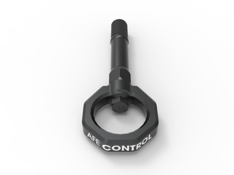 aFe CONTROL Front Tow Hook Nissan Z 23-25 V6-3.0L- Gray - Image 3