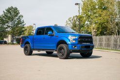 Alternative view of Corsa 15-20 Ford F-150 3.5L (157in WB) 3.0in Lightning Exit Catback w/ 3.5in Twin Black PVD Pro Tips