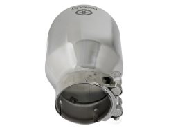 aFe Takeda Universal Exhaust Tip 2-1/2 IN Inlet x 4 IN Outlet x 6 IN L- Polished - Image 4