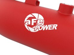 aFe 23-25 Ford F250/F350 Super Duty V8-6.7L BladeRunner Aluminum Hot & Cold Charge Pipe Kit - Red - Image 4