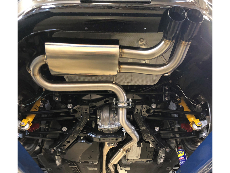 aFe Takeda 2-1/2in SS-304 Cat-Back Exhausts w/ Black Tip 16-19 Mazda MX-5 Miata ND 2.0T - Image 4