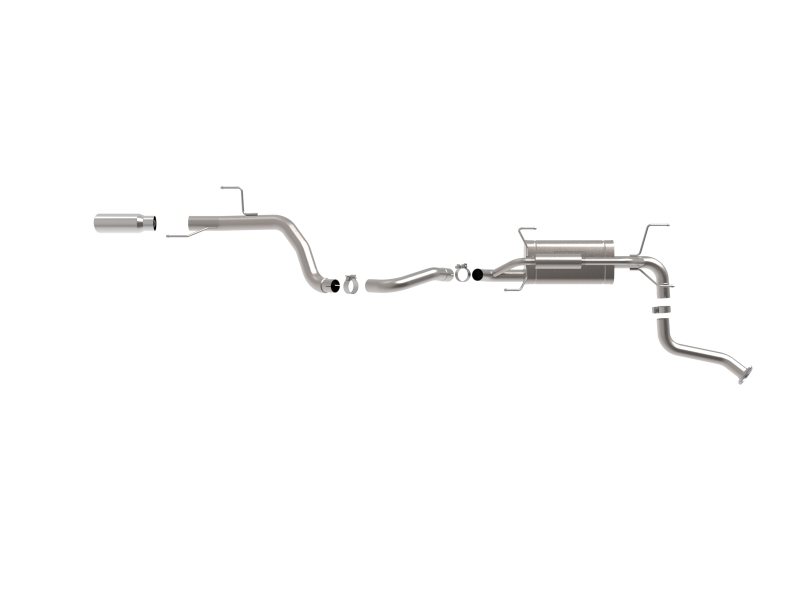 aFe 2025 Toyota 4-Runner 2.5in to 3in SS-304 Cat-Back Exhaust w/ Polished Tip - Image 3
