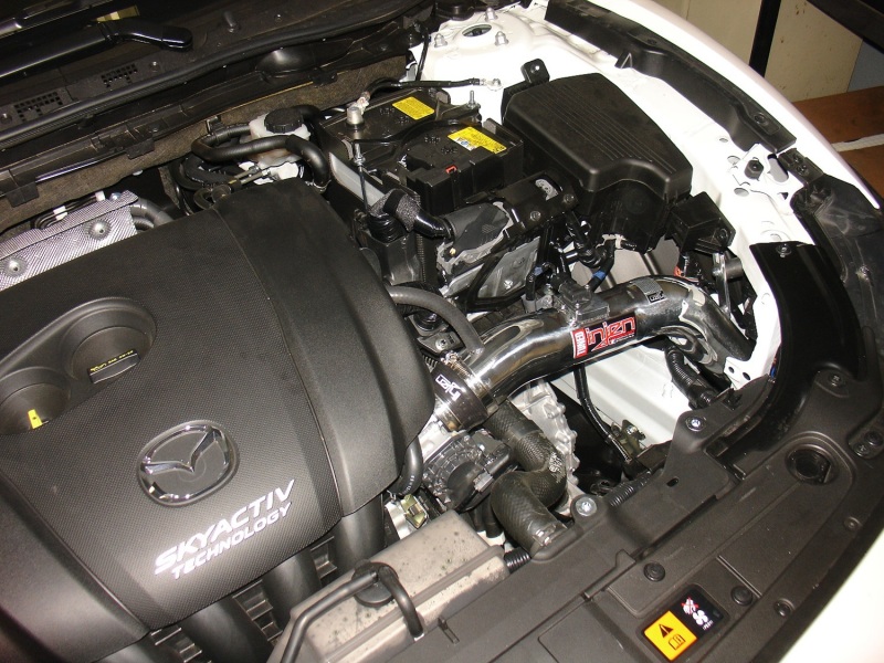 Injen 14-15 Mazda 6 2.5L 4cyl Black Cold Air Intake w/ MR Tech & Air Fusion - Image 4