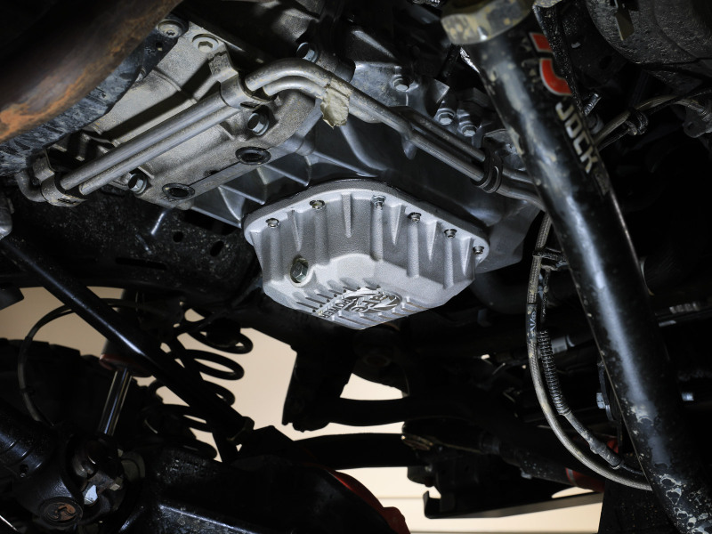 aFe POWER Street Series Engine Oil Pan Raw w/ Machined Fins Jeep Wrangler (JL)/Gladiator 18-25 V6 - Image 7