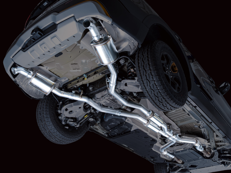 AWE Tuning 2021+ Ford Explorer Tremor 3.0TT 0FG Dual Rear Exit Exhaust w/ Bash Guard - Image 2