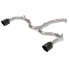 aFe 20-21 Kia Forte GT 1.6L 3in-2.5in 304 Stainless Steel Axle-Back Exhaust w/ Black Tips