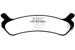 Alternative view of EBC 89-94 Hyundai Sonata 3.0L Yellowstuff Rear Brake Pads