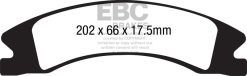 Alternative view of EBC 15+ Cadillac Escalade Ext/Esv 6.2 2WD Yellowstuff Front Brake Pads