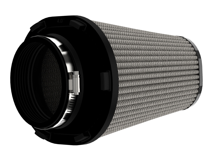 aFe Track Series Intake Pro DRY S Air Filter 4IN F x (7-3/4 x 6-1/2)IN B x (5-3/4 x 3-3/4)IN T x 7IN - Image 2