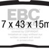 EBC 10-11 Hyundai Genesis 3.8 Ultimax2 Rear Brake Pads