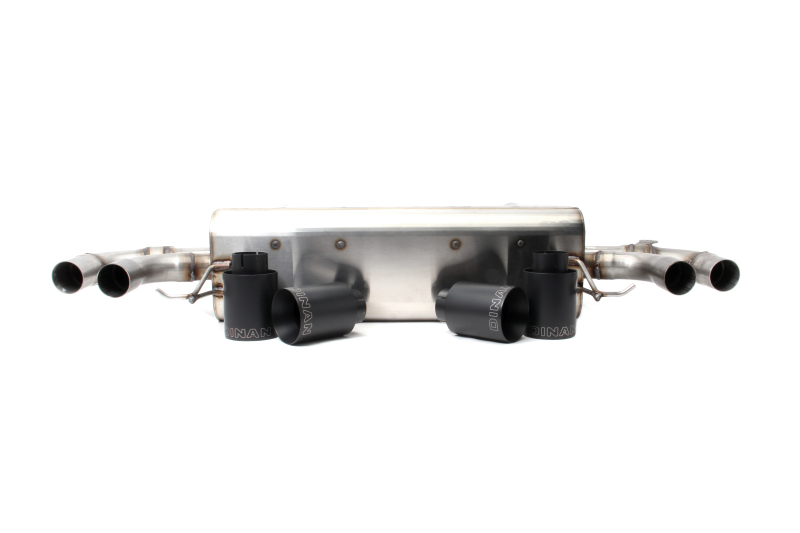 Dinan 18-23 BMW M550i (G30) Free Flow Axleback Exhaust System - Black Tips - Image 4