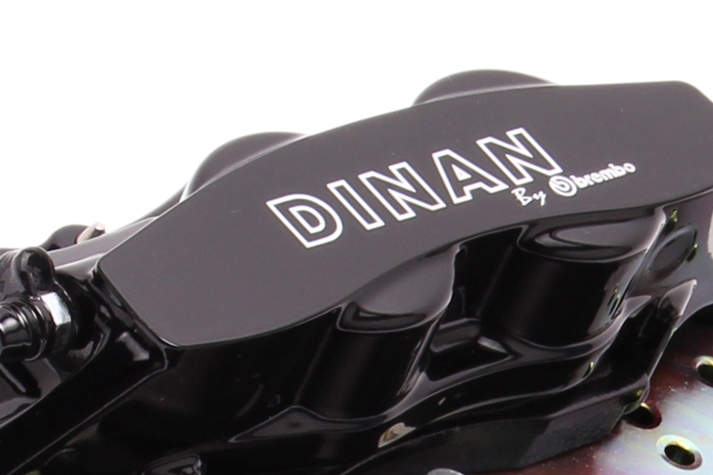 Dinan 12-20 BMW 3/4-Series (F30/F31/F32/F34/F36) Standard/Black Caliper/Drilled Brake Set - Rear - Image 2