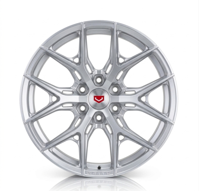 Vossen HF6-4 22x9.5 - ET30 - 6x135 - 87.1 - Deep - Satin Silver Wheel