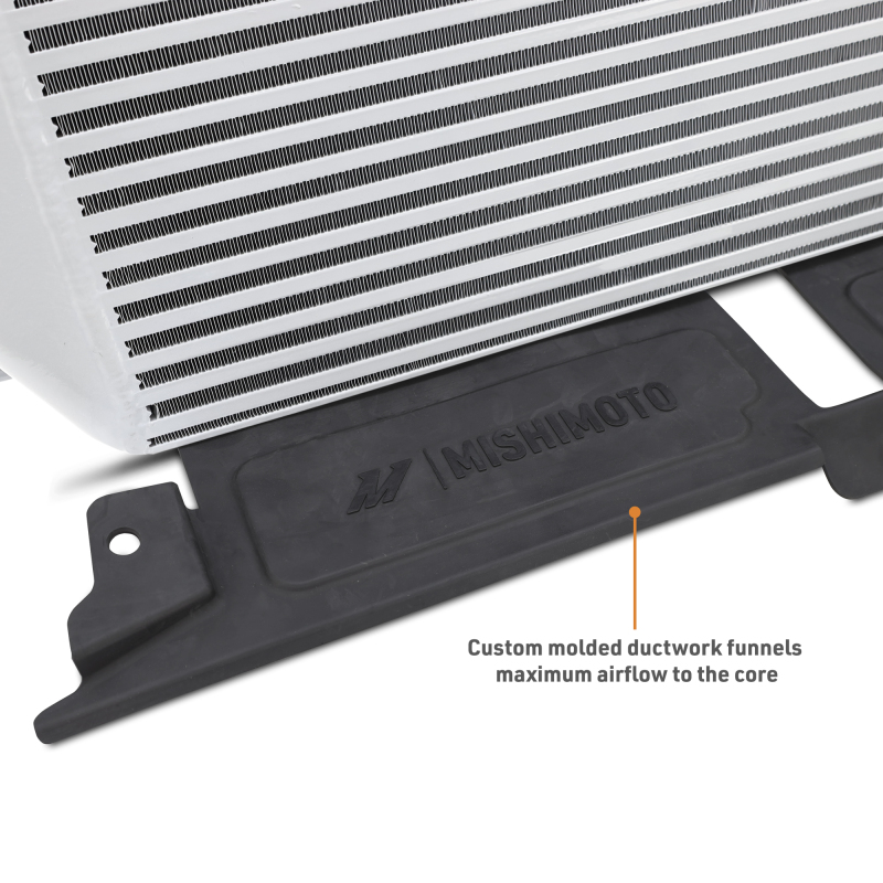 Mishimoto 2024+ Toyota Tacoma Performance Intercooler - Silver - Image 6