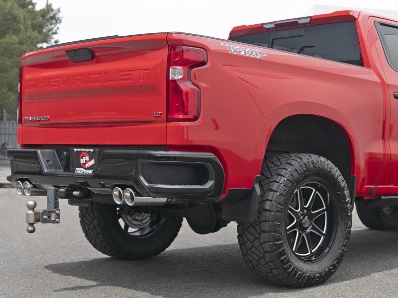 aFe GM Trucks 23-24 L6-3.0L (td) LZ0 Vulcan Series 3in 304 SS DPF-Back Exhaust System w/Polished Tip - Image 4