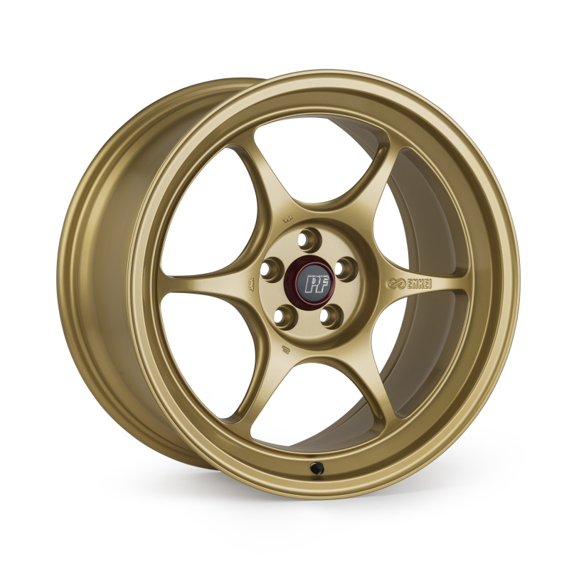 Enkei PF06 17x8.5 5x100 30 Offset 75mm Bore Gold Wheel