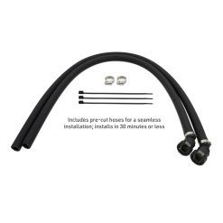 Mishimoto 2025+ RAM 1500 3.0L Hurricane Baffled Oil Catch Can Kit - Black - Image 6