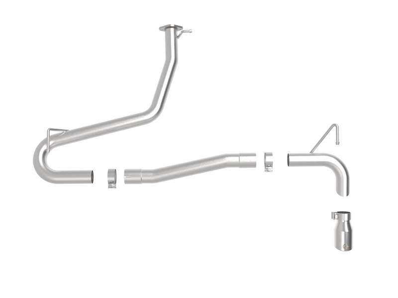 aFe Takeda 2.5in 304 SS Axle-Back Exhaust w/o Muffler w/Polish Tip 18-22 Hyundai Kona L4-1.6L(t) AWD - Image 2