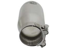 aFe MACH Force-Xp Universal 304 SS Single-Wall Clamp-On Exhaust Tip - Polished - Image 4