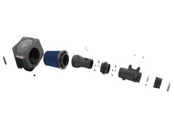 Alternative view of aFe 2025 RAM 1500 L6-3.0L (tt) Momentum GT Cold Air Intake System w/ Pro 5R Filter