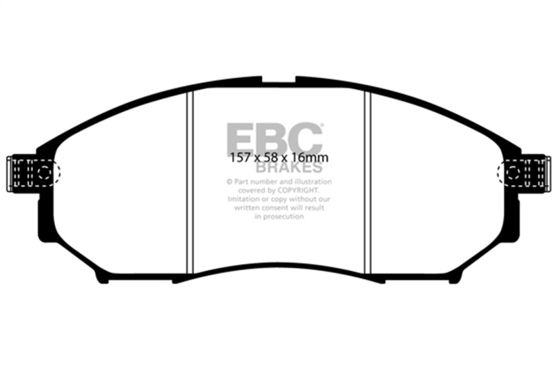 EBC 05-08 Infiniti G35 3.5 2WD Bluestuff Front Brake Pads - Image 2