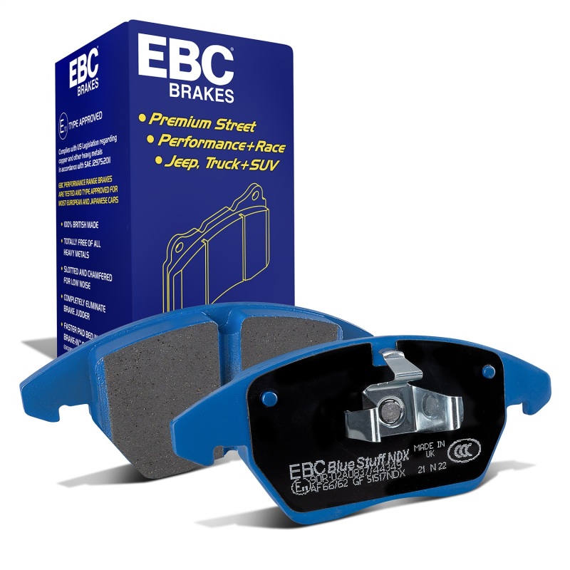 EBC 06-13 Audi A3 2.0T (Girling Rear Caliper) Bluestuff Front Brake Pads - Image 3