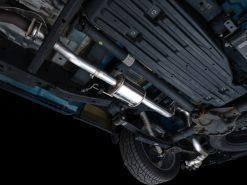 AWE 21-25 Ford F150 (14th Gen Reg Cab) Cat-Back Exhaust - 4.5in Dual Side Exit Diamond Black Tips - Image 12