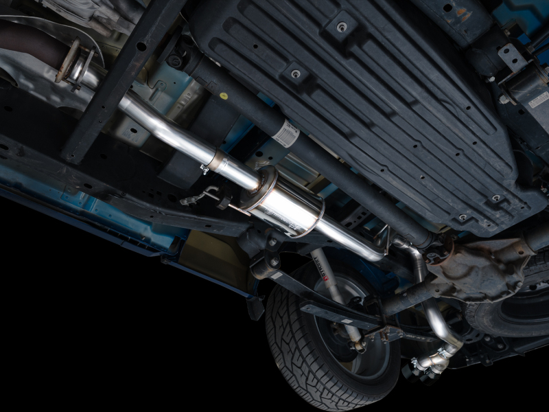 AWE 21-25 Ford F150 (14th Gen Reg Cab) Cat-Back Exhaust - 4.5in Dual Side Exit Diamond Black Tips - Image 12