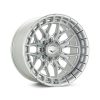 Vossen HFX-1 20x9 - 8x180 - ET0 - Deep Face - 124.3 - Silver Polished Wheel