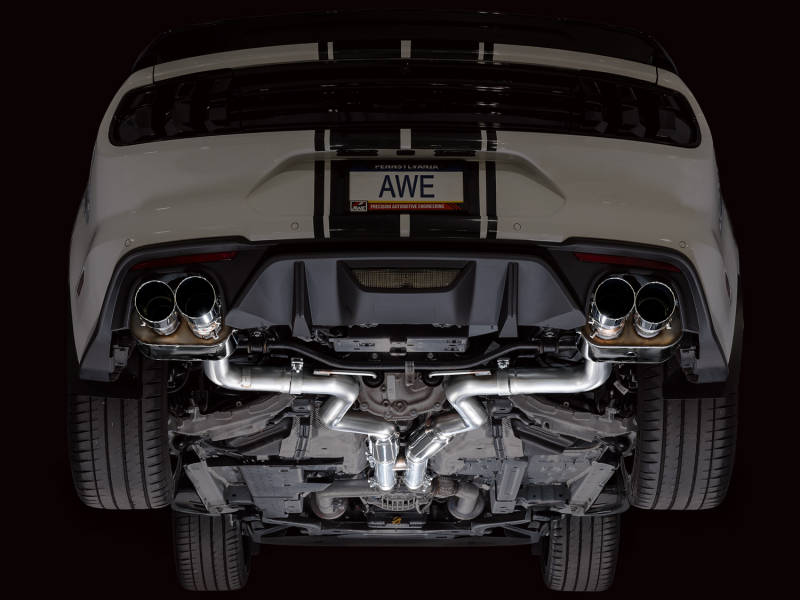 AWE Tuning 18-23 S550 Mustang GT SwitchPath Exhaust - Chrome Silver Tips - Image 13
