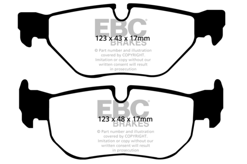 EBC Brakes Yellowstuff Performance Brake Pads - Image 2