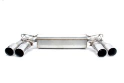 Dinan 15-19 BMW X5 M/X6 M (F85/F86) Free Flow Axleback Exhaust System - Polished Tips - Image 3