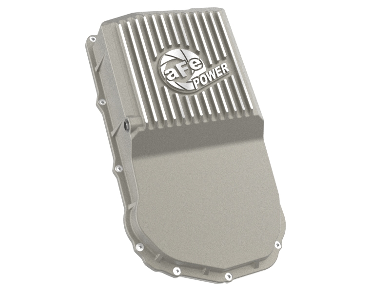 aFe POWER 21-24 Ram TRX (8HP90/95 Trans) Street Series Transmission Pan - Raw w/ Machined Fins - Image 3
