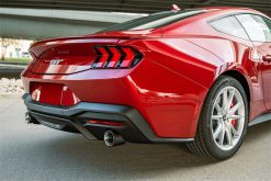 Alternative view of Corsa 2024 Ford Mustang GT Coupe 3in Sport Axle-Back Exhaust - 4.5in Carbon Fiber Tips