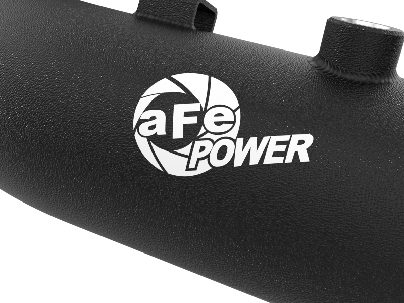 aFe 23-24 Ford F250/F350 Super Duty V8-6.7L BladeRunner 3 In. Aluminum Hot Charge Pipe- BLK - Image 3