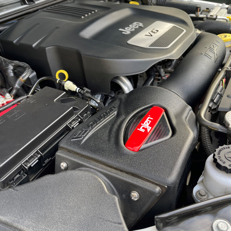 Injen 12-18 Jeep Wrangler JK V6-3.6L Evolution Intake- Oiled - Image 4