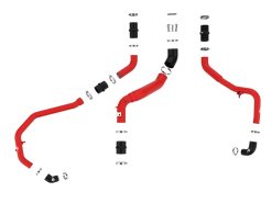 aFe BladeRunner Aluminum Hot and Cold Charge Pipe Kit Red Ford F-150 24-26 V6-2.7L (tt) - Image 3