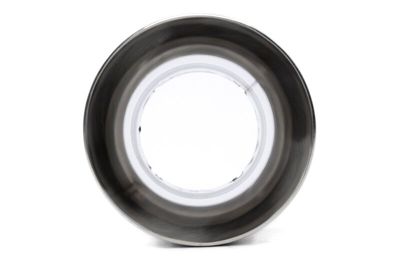 Dinan Double-Walled 4in Clamp-On Exhaust Tip - Polished - 4in Outlet / 2.5in Inlet - Image 3