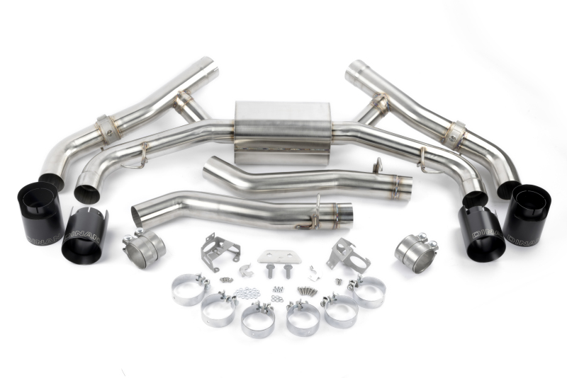Dinan 20-26 BMW X5 M/X6 M (F95/F96) Valved Axleback Exhaust System - Black Tips