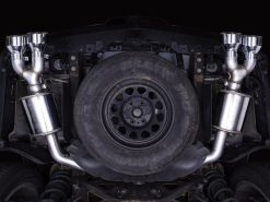 AWE Tuning 2021+ Cadillac Escalade 6.2L 0FG Dual Exit Exhaust System w/ 5in Chrome Silver Tips - Image 6