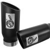 aFe MACH Force-Xp Universal Exhaust Tip 4 IN Inlet x 5 IN Outlet x 12 IN L- Black Tip