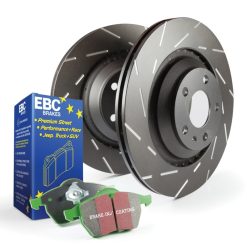 Alternative view of EBC S2 Kits Greenstuff Pads and USR Rotors