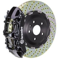 Brembo 25+ BMW X3 30 xDrive (G45) Front GT BBK 6 Piston Cast 380x34 2pc Rotor Drilled - Black