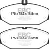 EBC 15+ Mercedes-Benz C300 (W205) 2.0 Turbo Redstuff Front Brake Pads